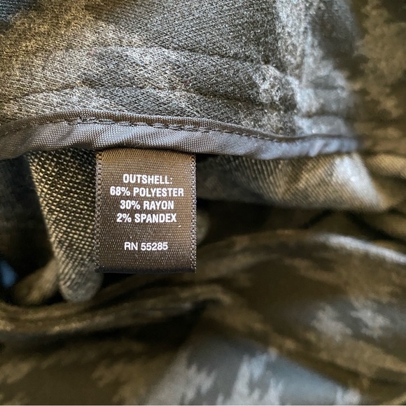 Express Design Studio Pleated Mini Skirt Black Grey Size 10 Button Accent - Picture 7 of 10